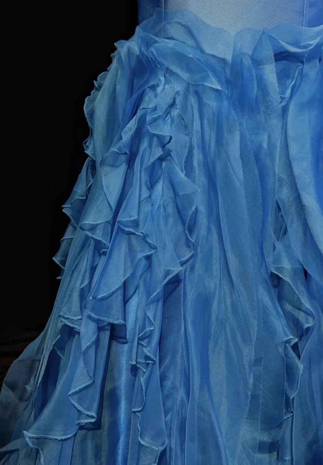 Robe de bal bleue chic en satin, bustier cœur, robe de soirée sirène longue ED07407