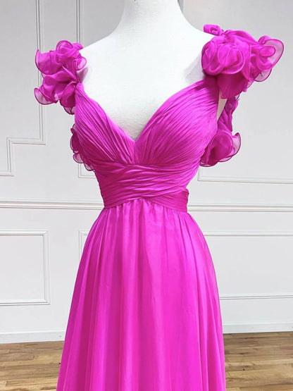 Robe de bal longue dos nu coupe trapèze, robe de soirée longue rouge ED0774