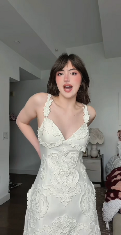 Robe de bal courte chic blanche à fines bretelles, robe d'anniversaire fourreau, robe de cocktail en satin ED07818