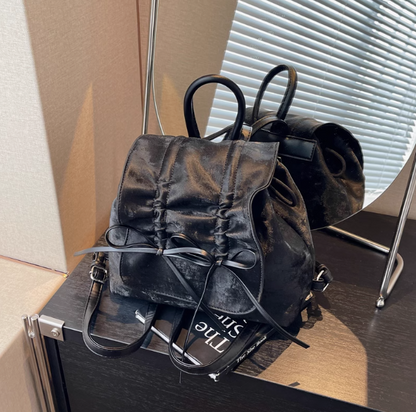 Preppy-Rucksack im Ballettstil mit Schleife ED0781