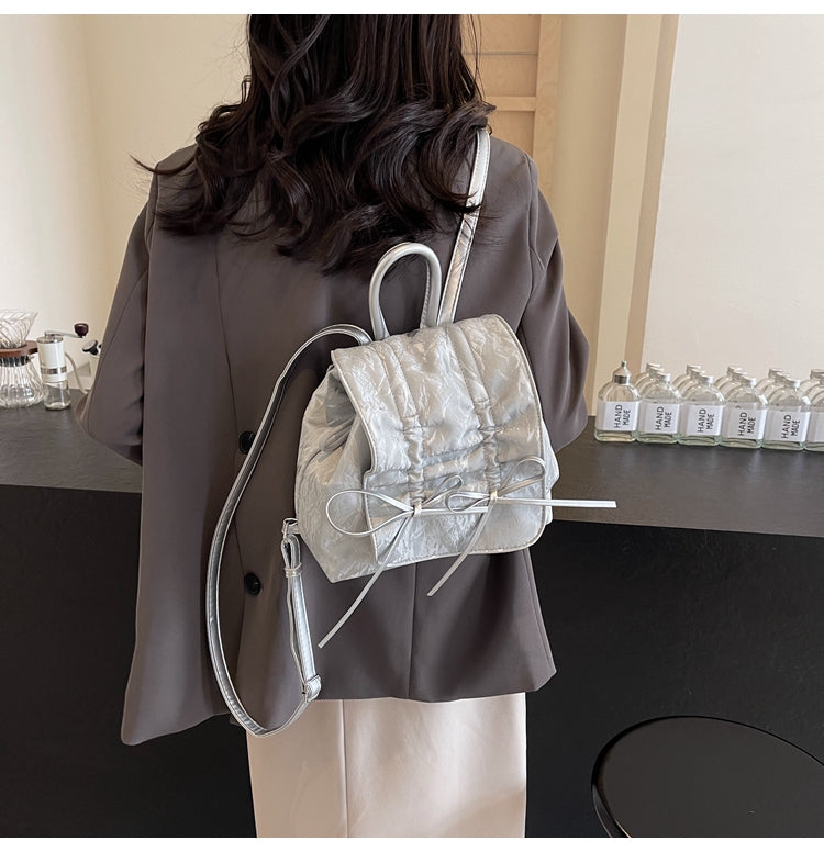 Preppy-Rucksack im Ballettstil mit Schleife ED0781