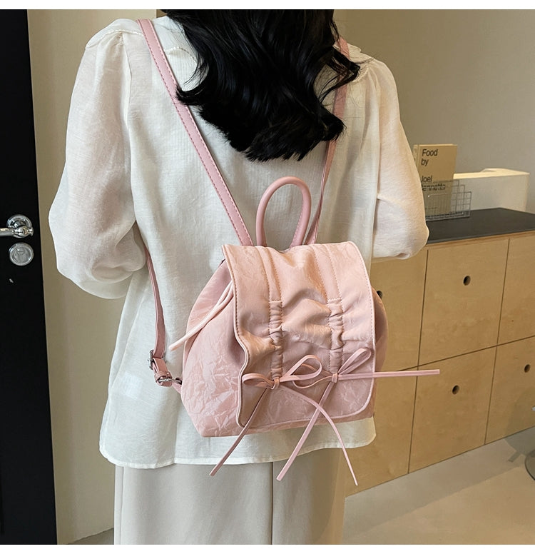 Preppy-Rucksack im Ballettstil mit Schleife ED0781