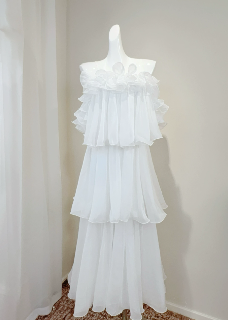 Simple Yellow Bridesmaid Dress Summer Wedding Guest Dress Sheath Spaghetti Straps Vacation Dress Chiffon Long Evening Dress ED07873
