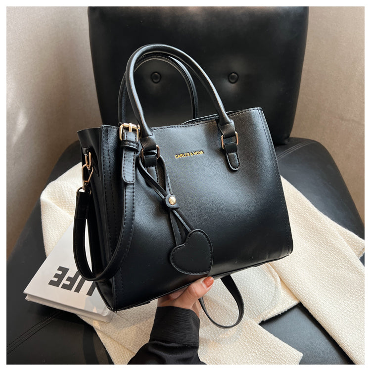 Vielseitige Messenger Bag mit Kette, quadratische Schultertasche ED0790