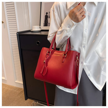 Vielseitige Messenger Bag mit Kette, quadratische Schultertasche ED0790