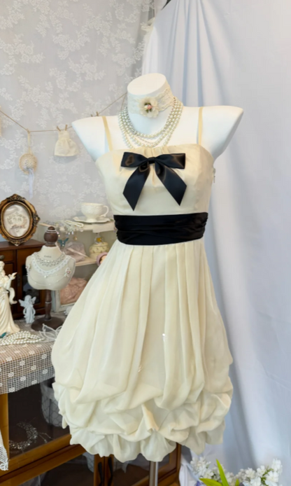 Chic Apricot Homecoming Dress Spagehtti Straps Chiffon Birthday Dress Sheath Graudation Party Dress ED08341
