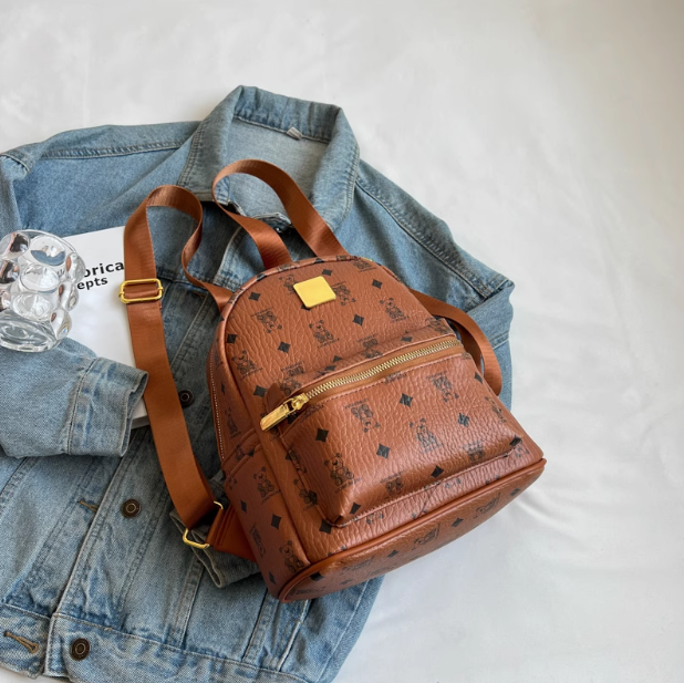 Petit sac à dos de voyage en cuir ED0850