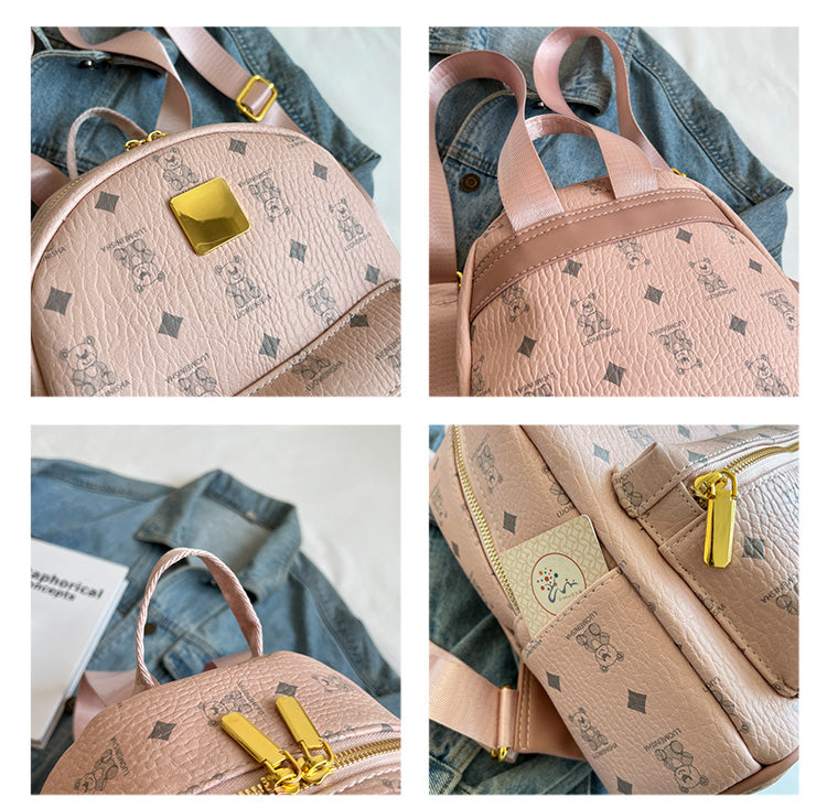 Petit sac à dos de voyage en cuir ED0850