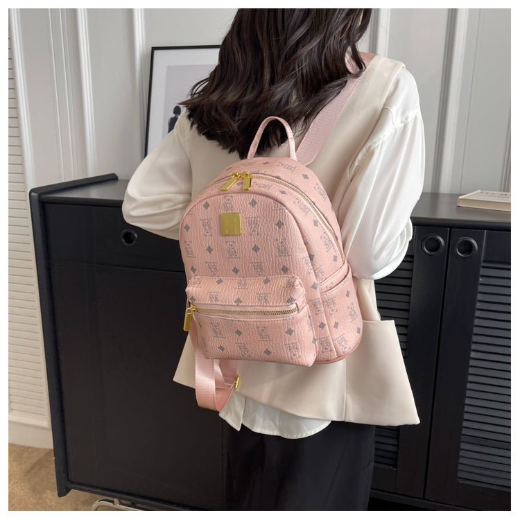 Petit sac à dos de voyage en cuir ED0850