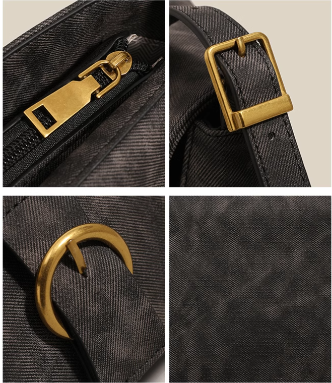 Retro versatile commuter handbag shoulder crossbody bag ED0856