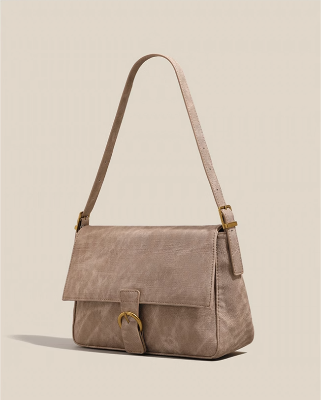 Retro versatile commuter handbag shoulder crossbody bag ED0856