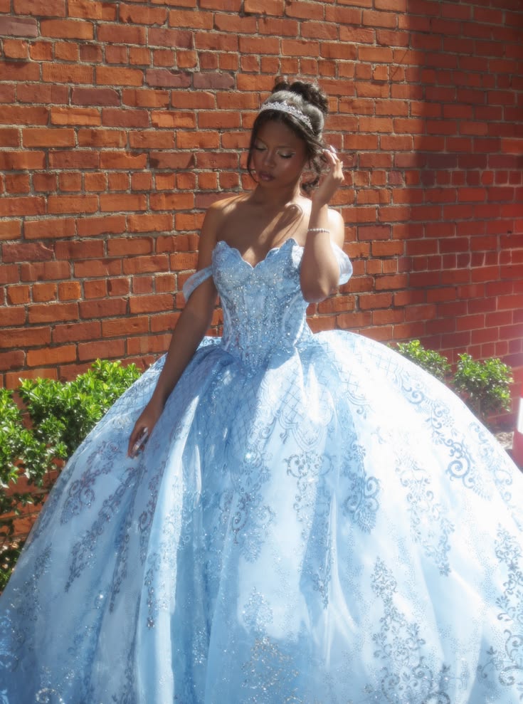 Fairy Off-shoulder Ball Gown Quinceanera Dress Tulle Applique Long Prom Dress Pink Sweet 16 Dress ED08681