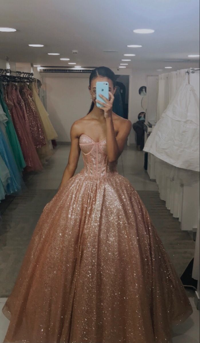 Fairy Sweetheart Ball Gown Quinceanera Dress Tulle Applique Long Prom Dress Sweet 16 Dress ED08684