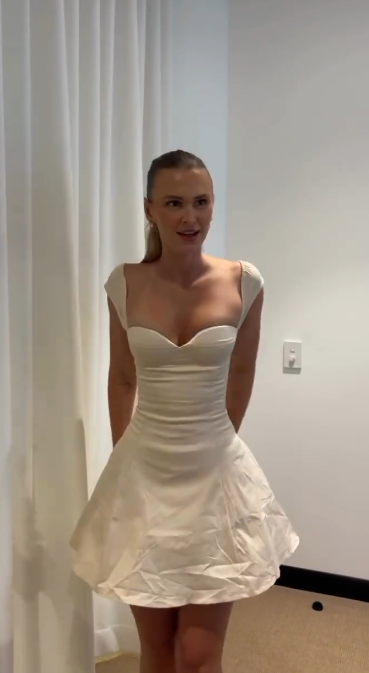 Fashion White Homecoming Dress Straps A-Line Summer Vacation Dress Sleeveless Party Dress ED08716