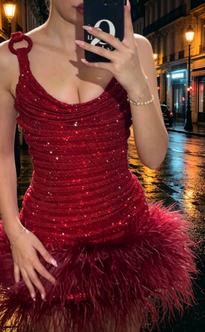 Sexy Burgundy Birthday Dress Straps Sheath Graduation Party Dress  Tulle Short Prom Dress ED08880