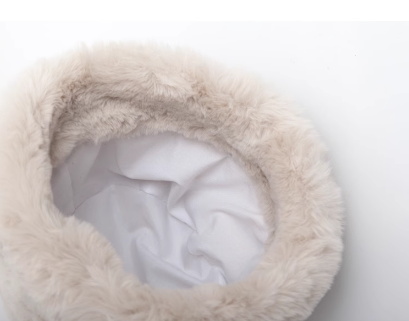Warmer Fischerhut aus Plüsch im japanischen Stil ED0892