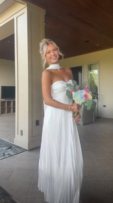 Simple White Long Evening Dress Sweetheart Sheath Prom Dress  Chiffon Formal Dress ED08931