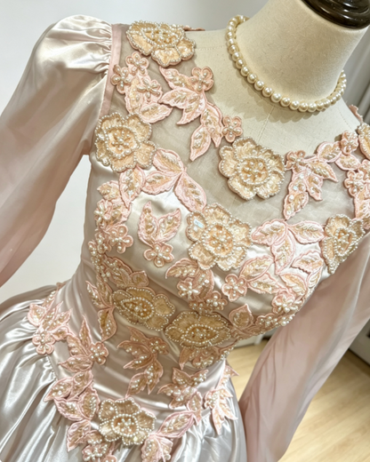 Feenhaftes Trägerloses Satin Quinceañera Kleid A-Linie Pink Sweet 16 Kleid ED08954