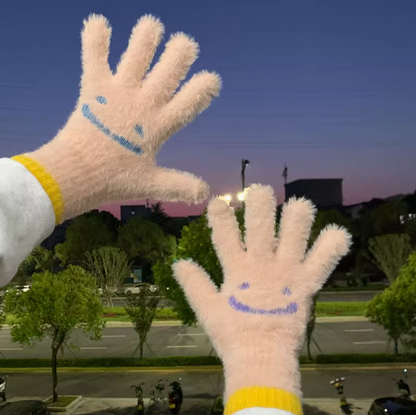 Touchscreen-Strickhandschuhe aus Wolle, warm ED0895