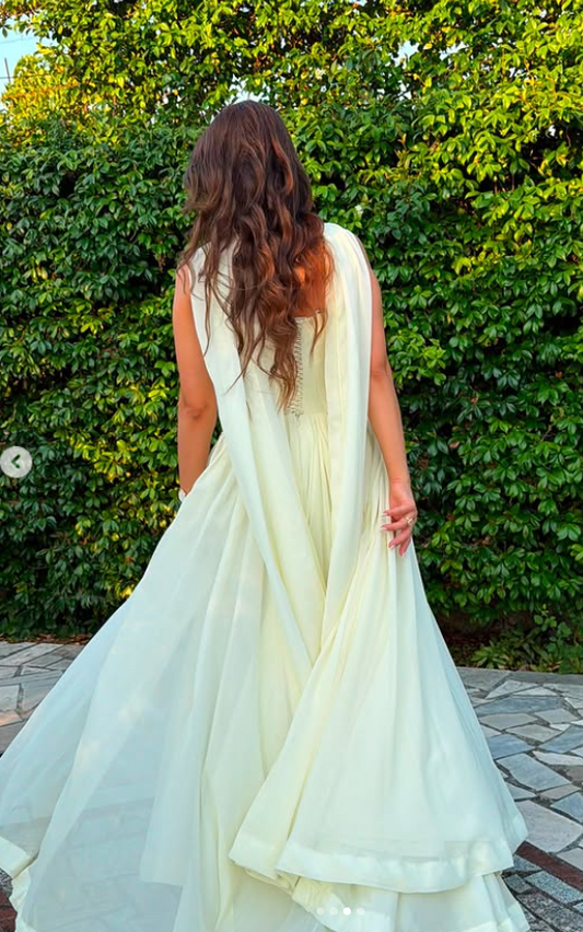 Robe de bal chic verte en mousseline pour soirée, robe de soirée fourreau sans bretelles ED09170