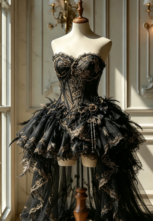 Fairy Black Birthday Dress Sweetheart Sheath Dress for Party Tulle Homecoming Dress ED09281