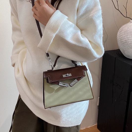 Hochwertige, vielseitige Schulter- und Crossbody-Handtasche ED0953