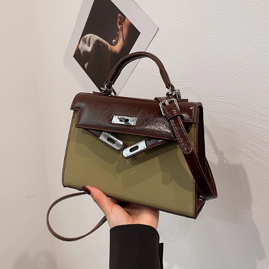 Hochwertige, vielseitige Schulter- und Crossbody-Handtasche ED0953