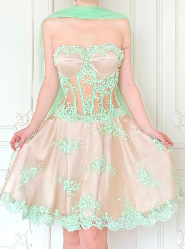 Robe de soirée Chic Champagne de bal sans bretelles satin fourreau ED09590