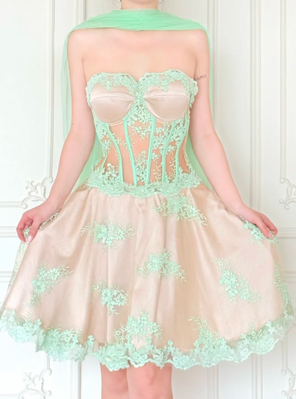 Robe de soirée Chic Champagne de bal sans bretelles satin fourreau ED09590