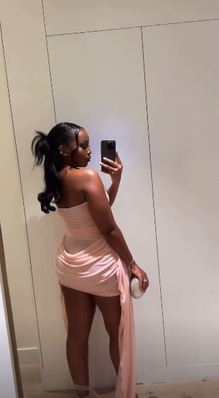Chic Pink Short Homecoming Dress A-Line Chiffon Birthday Dress ED09731