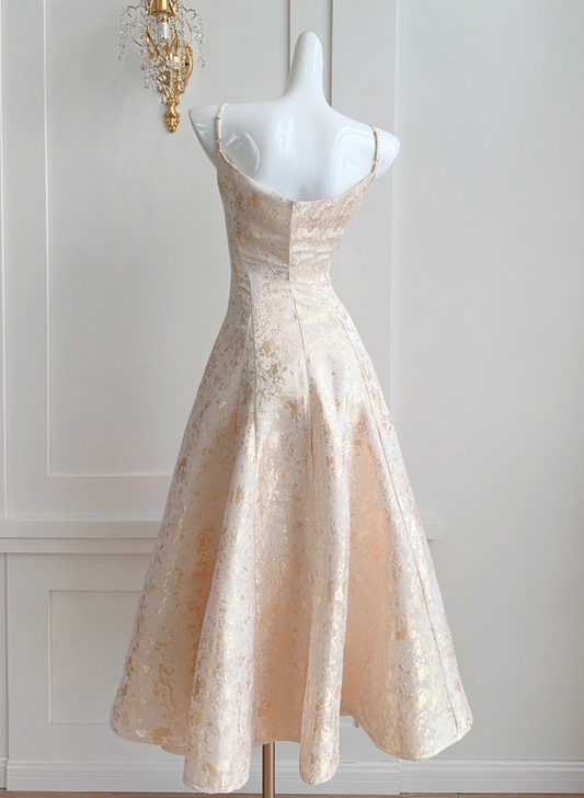 Spaghettiträger A-Linie Kurzes Ballkleid Homecoming-Kleid ED0974