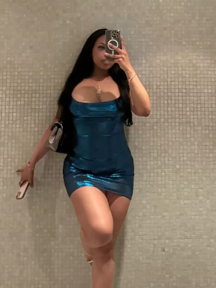 Glam Teal Short Homecoming Dress Satin Sheath Birthday Dress ED09766