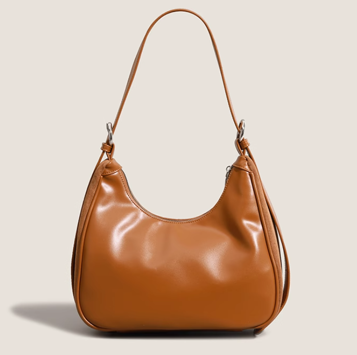 Wildlederhandtasche mit großem Fassungsvermögen, Umhängetasche ED0982