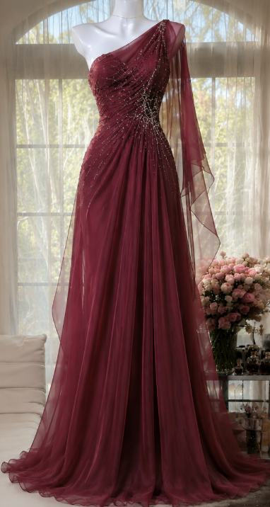 Elegantes Marineblaues Homecoming-Kleid Scheide Chiffon Perlenbesetztes Geburtstagskleid ED09881