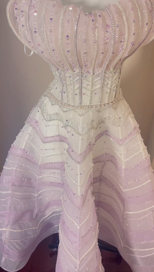 Chic Purple Long Prom Dress A-Line Tulle Evening Gown ED09907