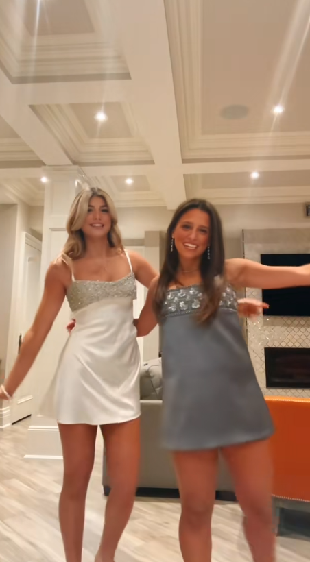 Cute White Birthday Dress Sheath Satin Beaded Homecoming Dress ED10130