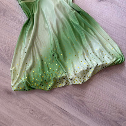 Niedliches grünes Etui-Kurz-Heimkehrkleid aus Chiffon ED10269