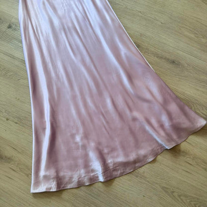 Elegantes lavendelfarbenes Etui-Satin-Abendkleid ED10290