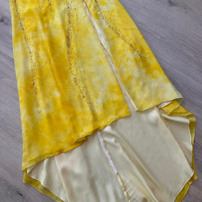Elegantes rosafarbenes Etui-Abendkleid aus Chiffon mit Perlen ED10291