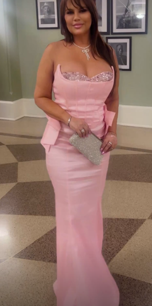 Chic Pink Prom Dress Sheath Satin Long Evening Dress ED10399