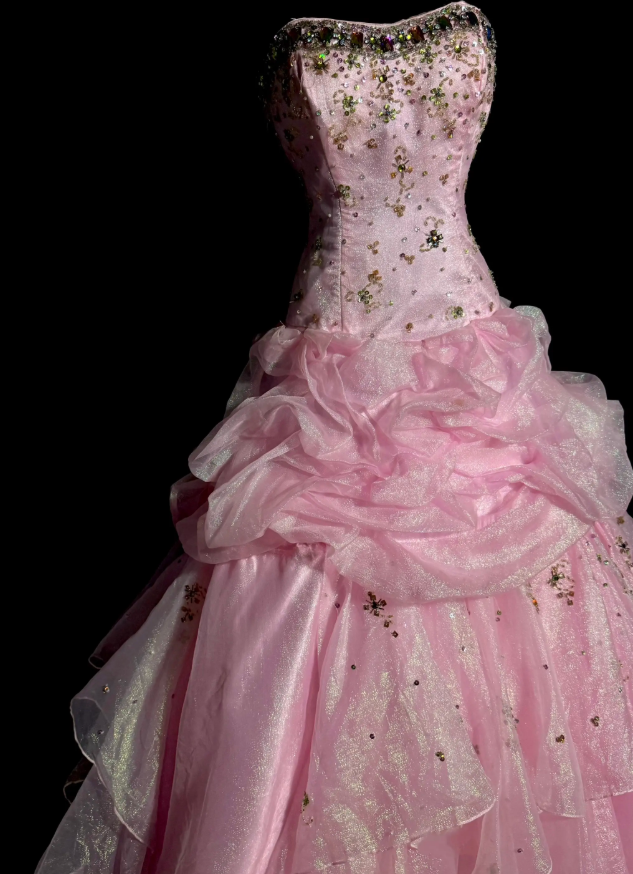 Gorgeous Pink Sweet 16 Dress A-Line Quiceanera DressTulle Birthday Dress ED10421