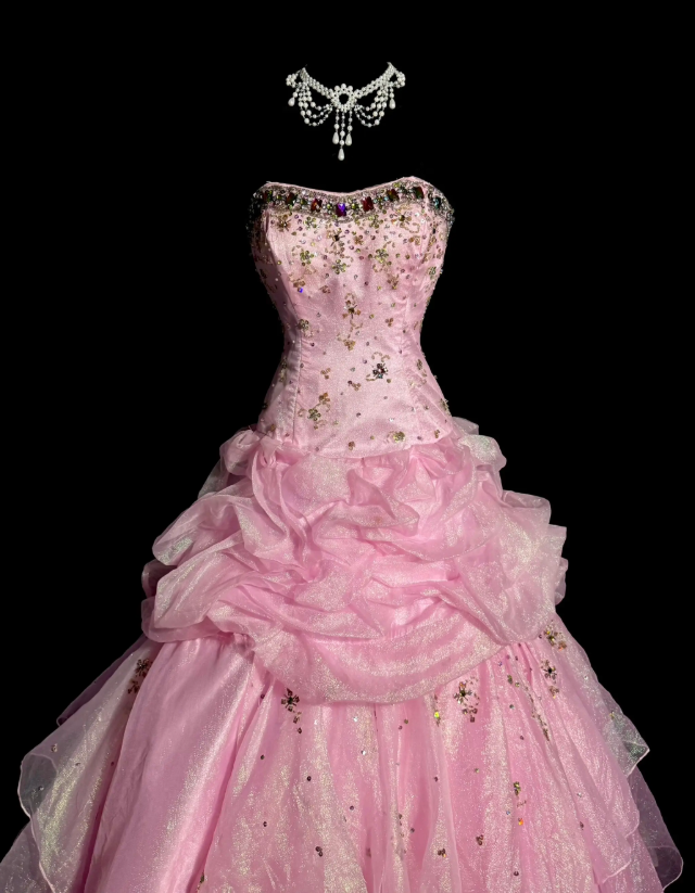 Gorgeous Pink Sweet 16 Dress A-Line Quiceanera DressTulle Birthday Dress ED10421