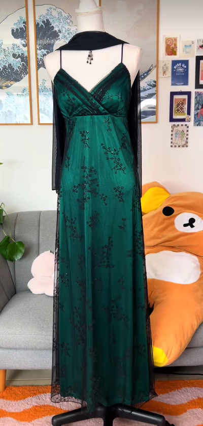Elegantes blaues Ballkleid, Scheide, Satin, langes Abendkleid ED10707