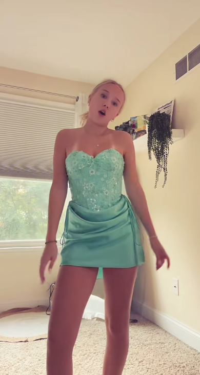 Glam Tiffany Blue Short Homecoming Dress Sheath Satin Birthday Dress ED10743