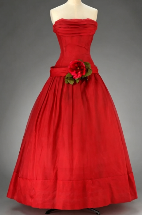 Fashion Sheath Satin Long Evening Dress Red Prom Dress ED10851