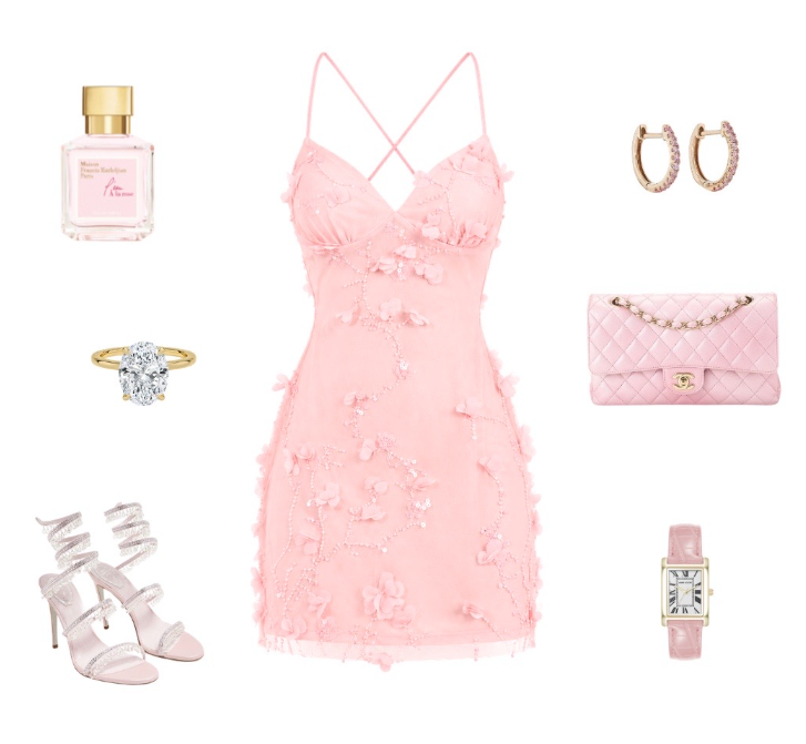 Chic Pink Short Homecoming Dress Tulle Sheath Birthday Dress ED10912