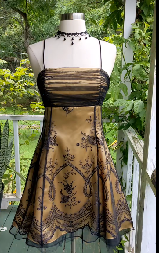 Straps Yellow Short Homecoming Dress, Tulle Birthday Party Dress ED10974