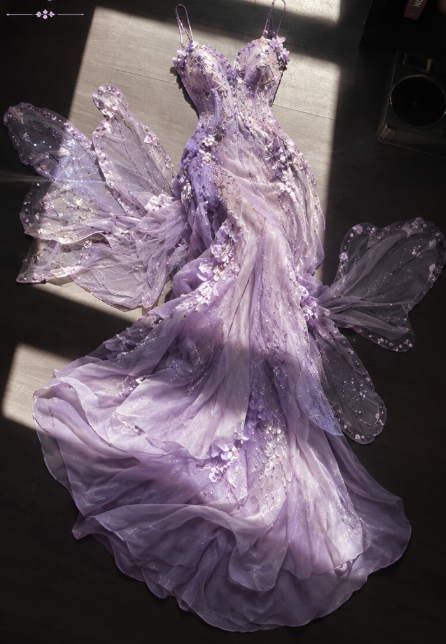 Sweetheart Lilac Beaded Prom Dresses Sheath Long Chiffon Evening Gowns ED10988
