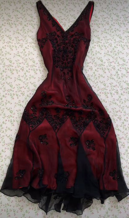 Burgundy Short Homecoming Dress Sheath Chiffon Birthday Dress ED11078