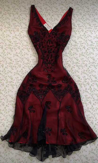 Burgundy Short Homecoming Dress Sheath Chiffon Birthday Dress ED11078